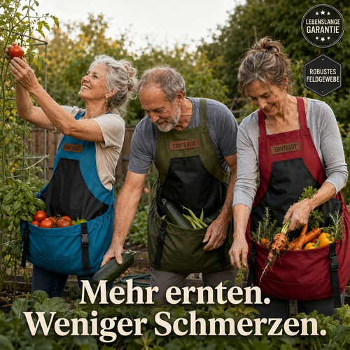 Der Erntehelfer — Das freihändige Trage- und Ernte-System