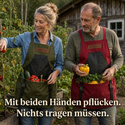 Der Erntehelfer — Das freihändige Trage- und Ernte-System
